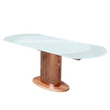 Extending dining tables come in a variety of shapes and sizes to fit your dining room needs. China Rose Gold Oval Extension Dining Table Pvc Living Room Furniture China Rose Gold Dining Table Oval Dining Table