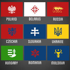 Сборные польши и россии проводят товарищеский матч. Redesigning Flag In A Common Style Part 2 Poland Belarus Russia Czechia Slovakia Ukraine Hungary Moldova Vexillology