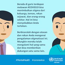 Lema yang terhubung ke orang atasan. Mental Health Week