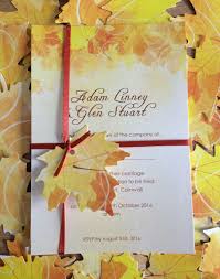 A Personal Favourite From My Etsy Shop Https Www Etsy Com Uk Listing 468707125 F Fall Wedding Invitations Wedding Invitations Fall Wedding Invitations Leaves