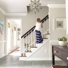 Paint Colour Review Benjamin Moore Edgecomb Gray Hc 173 White Stairs House Colors Room Paint