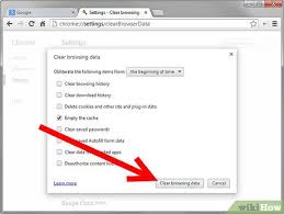حذف الذاكرة المؤقتة في متصف ح Chrome Wikihow