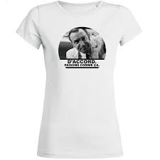 Oss 117 j'aime me battre. Tee Shirt Femme Original Oss 117 Cool And The Bag