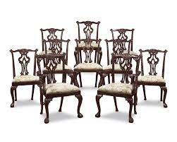 Your dining room table is the centerpiece of the room. Antique Furniture English Chairs Chippendale Style 19th Century M S Rau