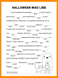 How to use mad libs printable. Halloween Mad Libs Printable My Sister S Suitcase