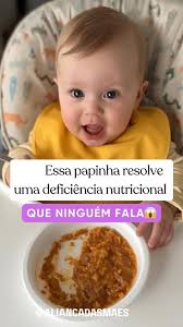 papiinhas_dobebe Papinha nutritiva para bebê de 5 meses ✨🧡 Cuidando com  carinho de cada colherada! 🍽️👶 . 🎥@maezinharesolve .  #IntroducaoAlimentar #PapinhasSaudaveis #MaternidadeReal