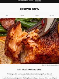 Lets get into it!want to do. Crowd Cow Ra King Salmon Is Running Low Milled
