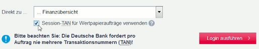 If you want to transfer money using deutsche bank mobile with a few taps, you need to tap on the button generate tan below your. Login Session Tan Deutsche Bank Privatkunden