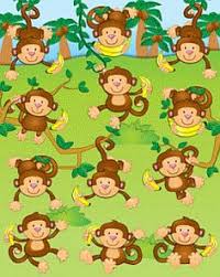 trend enterprises monkey and geckos birthday learning chart