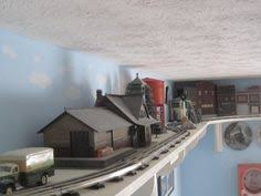 Runs the entire length of the house with a total of 305 feet of track. 21 Train On Ceiling Ideas Train Model Trains Train Layouts