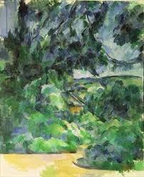 Cézanne wechselte nach wie vor zwischen der malerei in jas de bouffan und in der region paris. Paul Cezanne Blue Landscape C 1903 Art Print Canvas On Stretcher