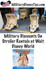 Military Discounts On Stroller Rentals At Walt Disney World For 2021 Military Disney Tips Blog Strollers At Disney World Military Discounts Disney World Military