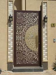 تصنيع وتوريد ابواب خشب والمنيوم وحديد wrought iron doors decorative metal screen iron doors