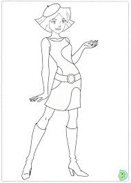 Totally Spies Coloring Pages Totally Spies Coloring Pages Clover Totally Spies