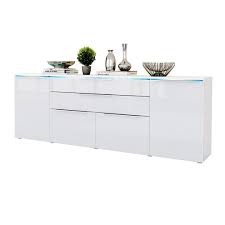sideboard triest mit turen klappen schubkasten led sideboard mobel led