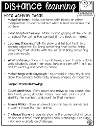 Distance Learning Idea List For Preschool Pre K And Kindergarten Pocket Of Preschool In 2020 Preschool Online Learning Distance Learning Digital Learning Classroom