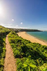 Carbis bay, inglaterra, reino unido. Uk England Cornwall St Ives Beach At Carbis Bay Stockphoto