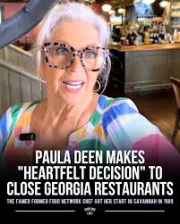 In 1989, Paula Deen started her career as a chef in Savannah, GA, with only  $200. From out of those first meals, a restaurant would eventually be  established: The Lady & Sons.