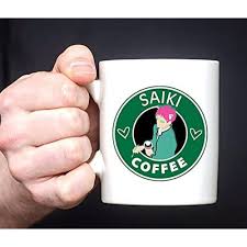 New Gift Anime Mug Saiki K Mug, Anime Mug Starbuck Mug Funny Anime Mug,  Anime Quote Mug, Cute Anime Style Mug | LaLaBix