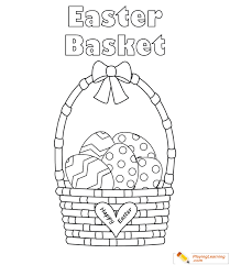 Print and color easter pdf coloring books from primarygames. Easter Basket Coloring Page 04 Free Easter Basket Coloring Page