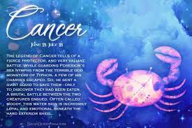 Cancer in mythology cancer was a creature sent by hera to destroy heracles, one of zeus ' illegitimate children whom she hated the most. Zodiac E Cards Sage Goddess Astrology Cancer Astrology Zodiac Signs Cancer