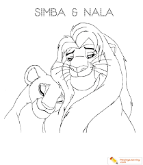 This is our way of life. The Lion King Simba Nala Coloring Page 04 Free The Lion King Coloring Home