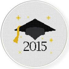 Graduation 2015 Cross Stitch Pattern Cross Stitching