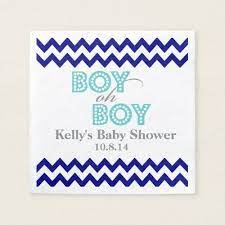Pin On Custom Personalized Baby Shower For A Boy Paper Napkins