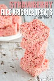 Strawberry Rice Krispies Treats Recipe Krispie Treats Recipe Rice Krispy Treats Recipe Crispy Treats