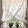Here a roman shade or custom blind might do the trick if you need that extra separation between your bedroom door and the hall, especially when company is in town. 3