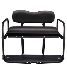 Gusto Club Car Precedent Golf Cart Flip Folding Rear Back Seat Kit Black Discover A Lot More By Seeing The Picture Link This Golf Carts Seating Back Seat