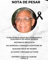 É com imensa tristeza, que comunicamos o falecimento de Jose Renato Brito.  Filho de Ferreira Brito, grande líder politico do passado, Renato Brito, ou  melhor Zé Renato, foi prefeito no período de