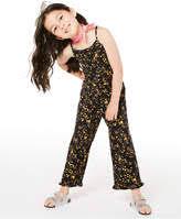 Toddler Girls Floral Print Jumpsuit
