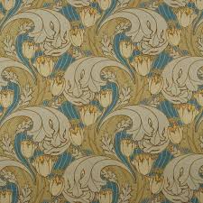 C F A Voysey Textile Fabric Design Arts And Crafts Green Linen Curtain And Upholstery Fabric Charles Voysey Fab Green Art Art Inspiration Upholstery Fabric