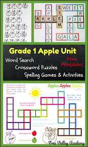 That word is the answer and the rest of the clue defines it. Apple Theme Spelling Activities For Grade 1