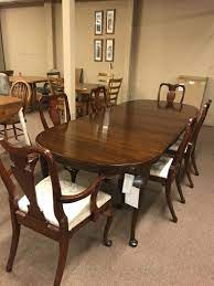 This dining room grouping would be a beautiful addition to your home. Henkel Harris Dining Room Set Delmarva Furniture Consignment
