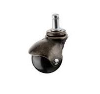 1.5' 40mm Rubber Ball Casters with Black Gray Color with Brake&Fixed/Swivel