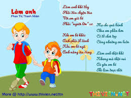 Image result for tranh thơ mam non