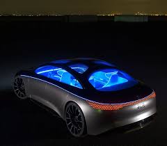 Sleek Sustainable Mercedes Benz Vision Eqs Photo Shoot In Tokyo Japan Mercedes Benz Benz Mercedes