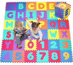 Children assimilate everything around them and our alphabet & number puzzle play mat gives yours the chance to . Trademark 96 Piece Foam Floor Alphabet And Number Puzzle Mat For Kids Walmart Com