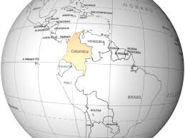 Mapa del mundo actualizado político. Colombia Ecured