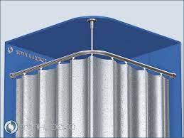 With a track rod, you simply attach your curtain to the rod gliders instead of using shower rings or hooks. Bathroom Furnishing O 20mm Angle Shower Curtain Rod L Shaped With Track Channel Profile For Wall Or Ceiling