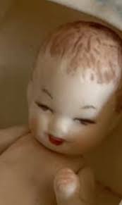 Wonderful porcelain baby heads with many expressions, by Johnson Tsang