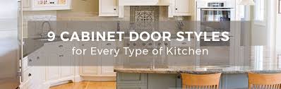 9 cabinet door styles for every type of