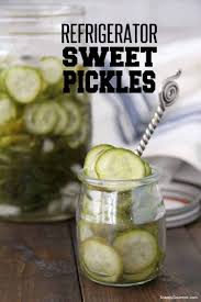 I have made this recipe 2 years in a row. Refrigerator Sweet Pickles No Canning Snappy Gourmet