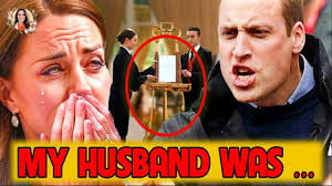 We're sorry for having to hide the name of Kate's cancer…” William wiped  away tears as he looked at his wife's latest photo: “It turns out my wife  is actually battling…” See