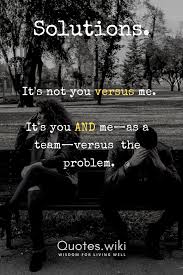 Act As A Team Solution Quotes Quotes About Everything Romantic Love Quotes