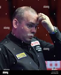 Beijing, China. 1st Apr, 2016. Stuart Bingham of England gestures during  the match against compatriot Ricky Walden at the 2016 World Snooker China  Open in Beijing, capital of China, April 1, 2016.