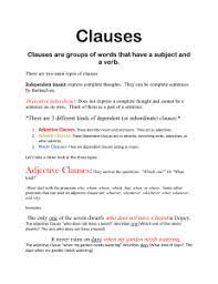 More on adverb clauses and how theseclauses function in sentences …remember that adverb clauses modify verbs, adjectives, adverbs, orverbals (gerund. 8 2 8 3 8 4 Adjective Adverb And Noun Clauses