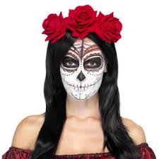 Diadema Catrina de Flores para Niños y Adultos